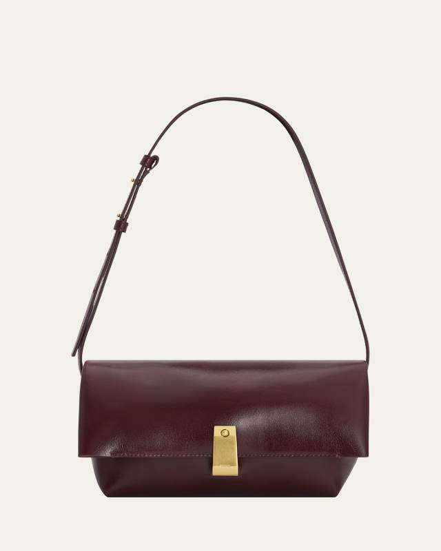 Etta Medium Flap Leather Shoulder Bag